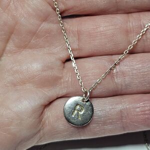 **Last Chance!! Final Sale** Sterling Silver MiaBella Letter R Round 18-20"